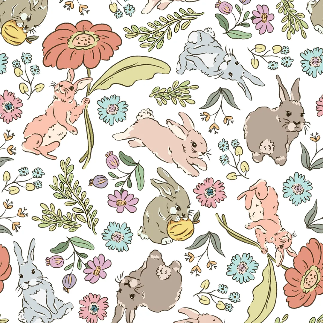 Rabbit in Wonderland pattern